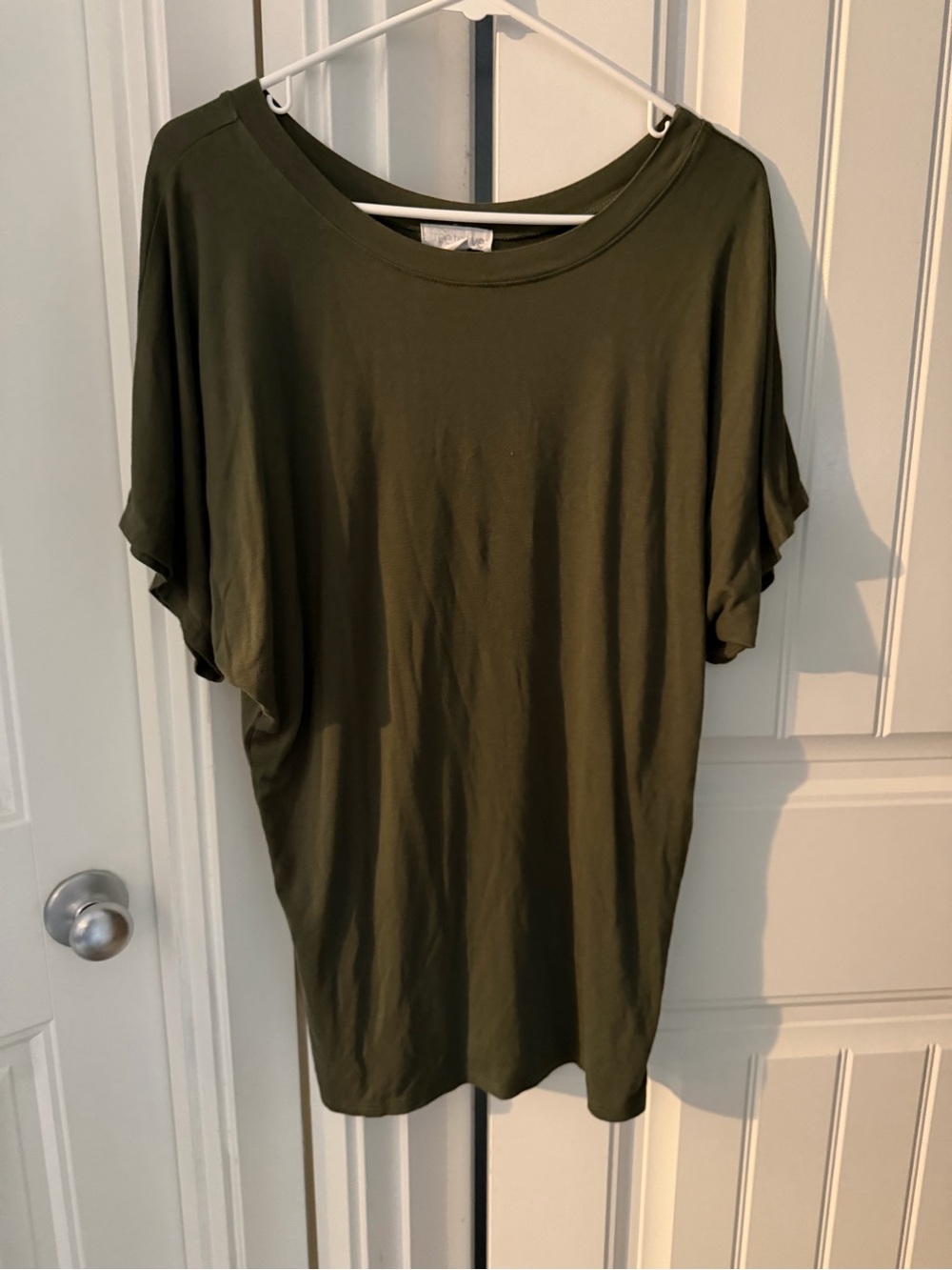 Olive Green Women's Relaxed Tee